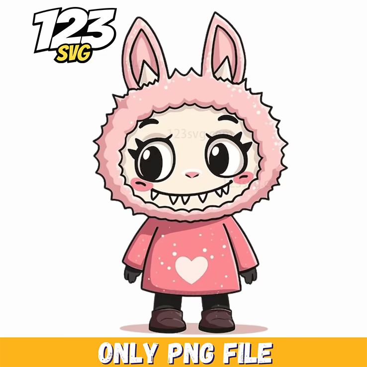 cute labubu girl png, labubu cute girl, labubu cute png - 123SVG Store