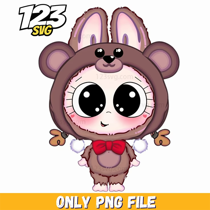 cute monkey labubu, labubu cute plush, labubu cute monkey toy - 123SVG Store