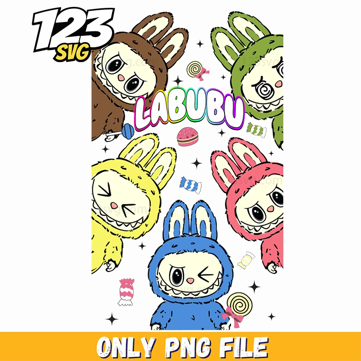cute spooky labubu png, labubu png free, labubu spooky png - 123SVG Store