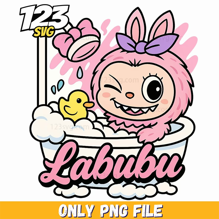 cute sweet labubu logo png, cute labubu png, cute labubu png - 123SVG Store