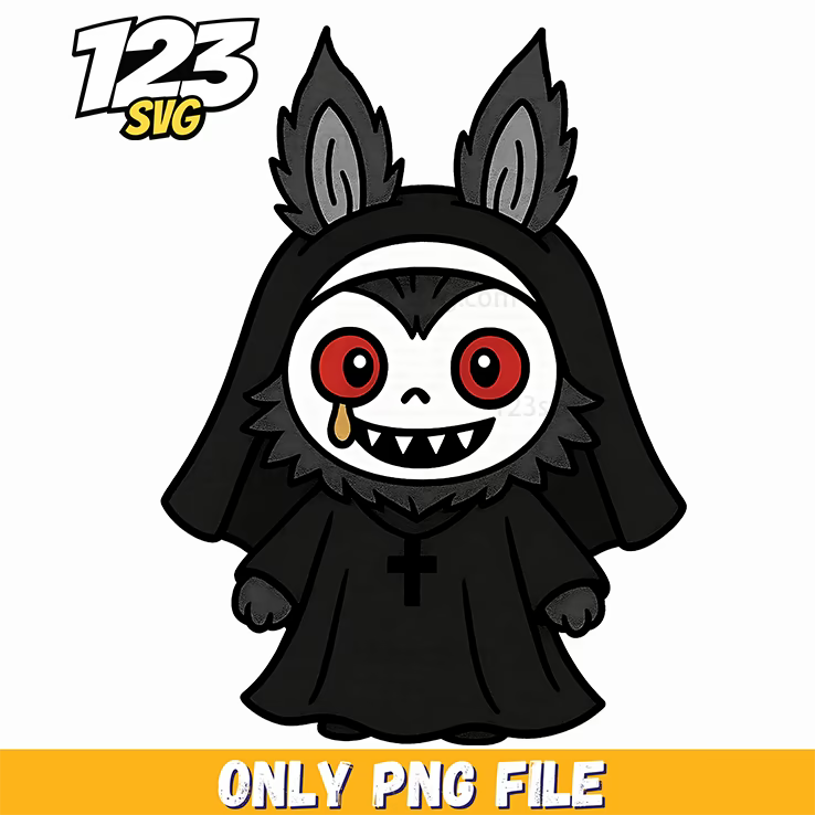 dark gothic bunny png, gothic bunny clip art, bunny png gothic style - 123SVG Store