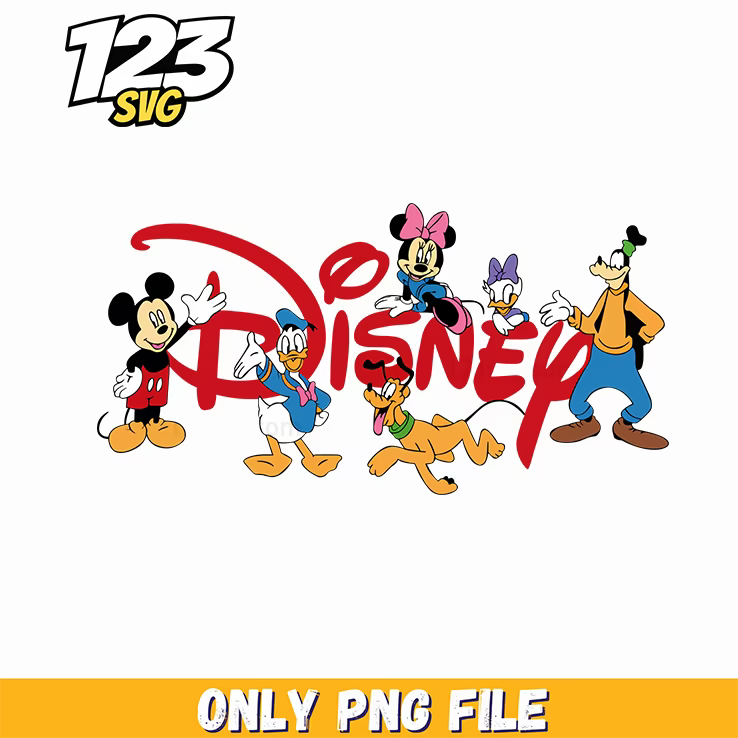disney characters png, disney cartoons png, disney characters png - 123SVG Store