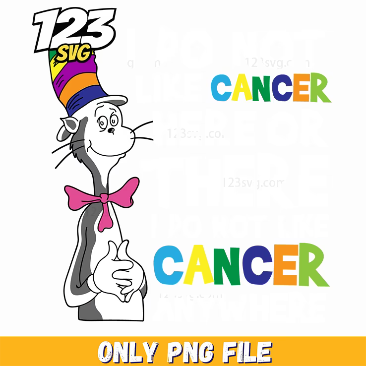 do not like cancer anywhere png, christmas cancer svg, halloween - 123SVG Store