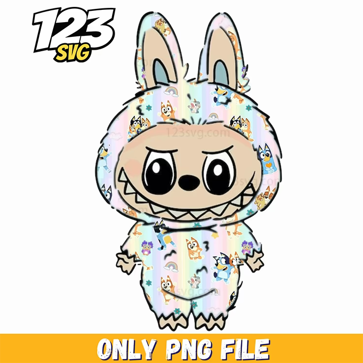 floral labubu png, free labubu png, labubu png clipart - 123SVG Store