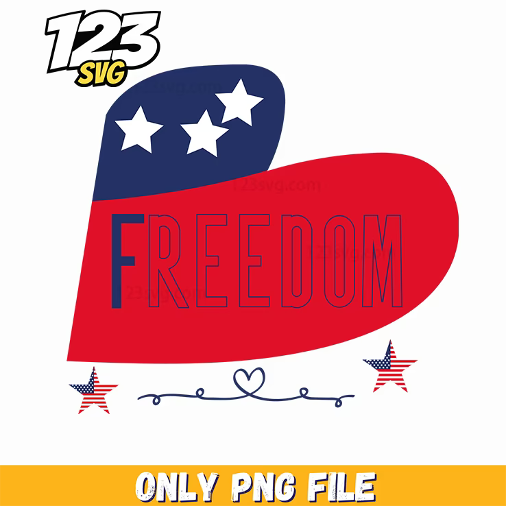 freedom heart png, love heart freedom clipart, heart freedom symbol - 123SVG Store