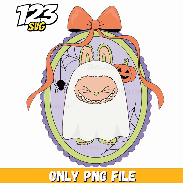 ghost halloween frame png, halloween frame png, png halloween frame - 123SVG Store