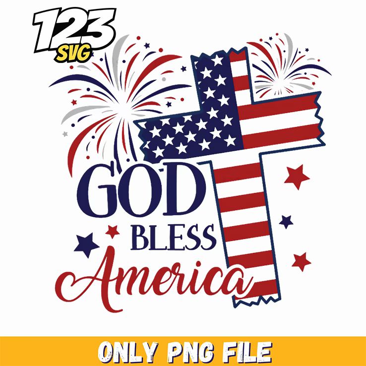 god bless america fireworks cross png, america fireworks cross, fireworks cross png free download - 123SVG Store