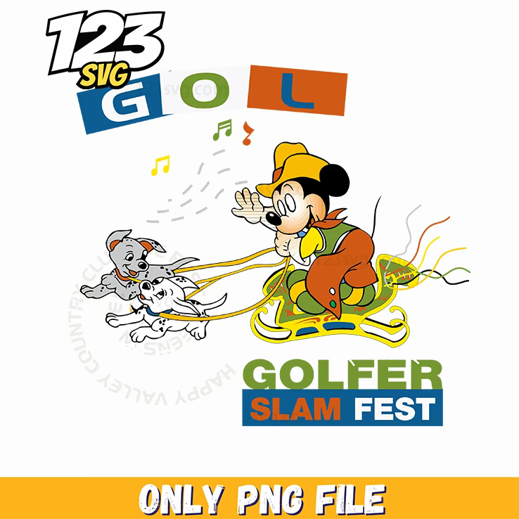 goofy golfer png, free goofy golfer transparent, goofy golfer clipart - 123SVG Store