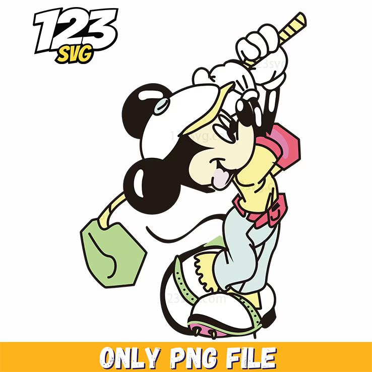 goofy vintage png, goofy retro christmas png, goofy playing with colorful puzzle pieces png image - 123SVG Store