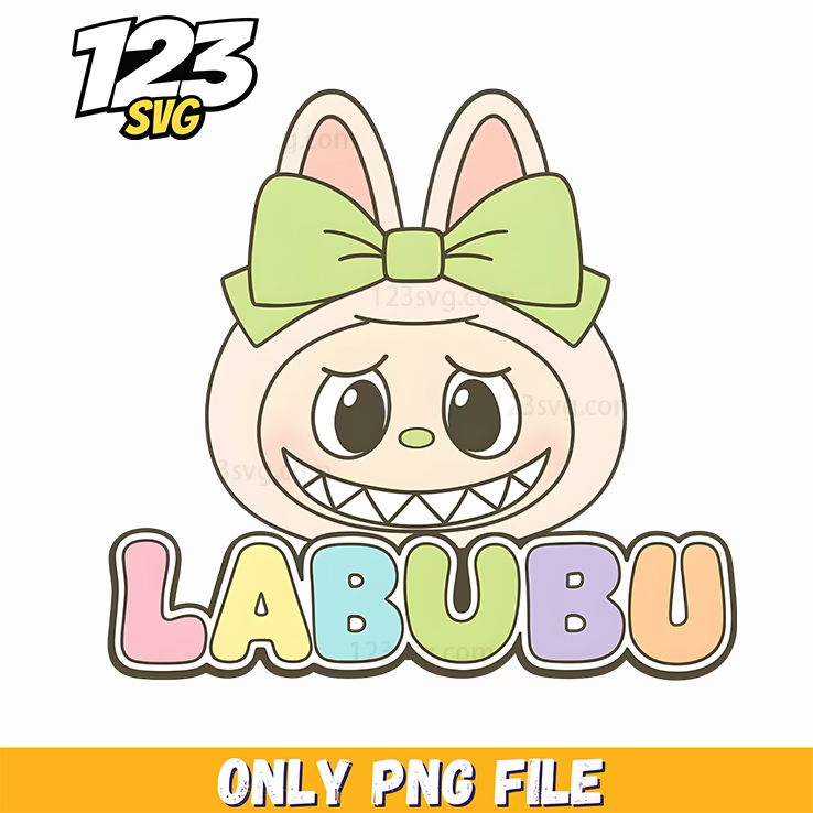 green bow labubu png, labubu png clip art, labubu png free download - 123SVG Store
