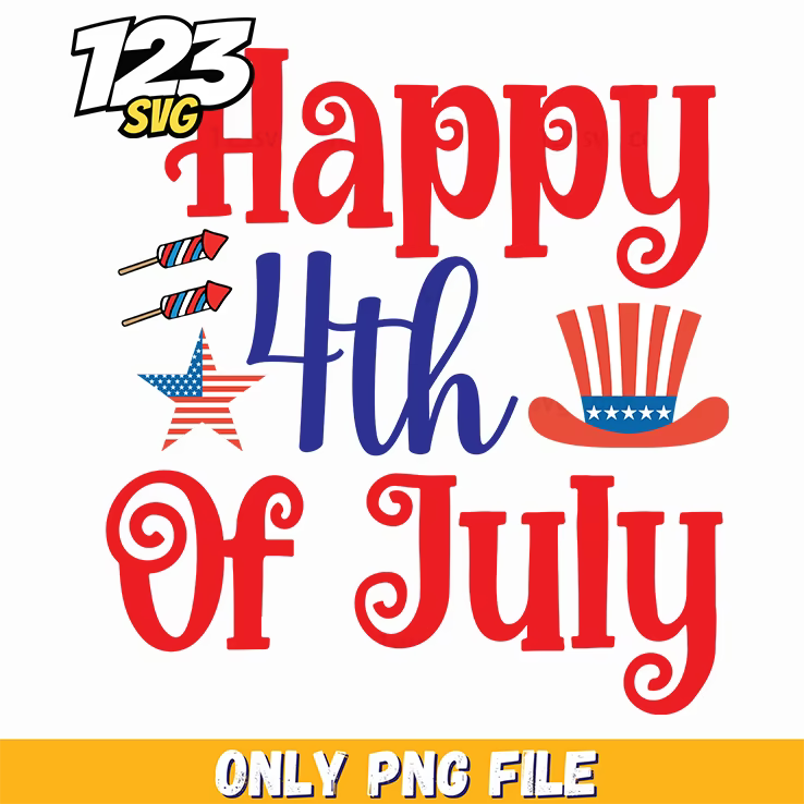 happy 4th of july star uncle sam hat png, 4th of july star uncle sam hat, uncle sam hat 4th july independence day - 123SVG Store