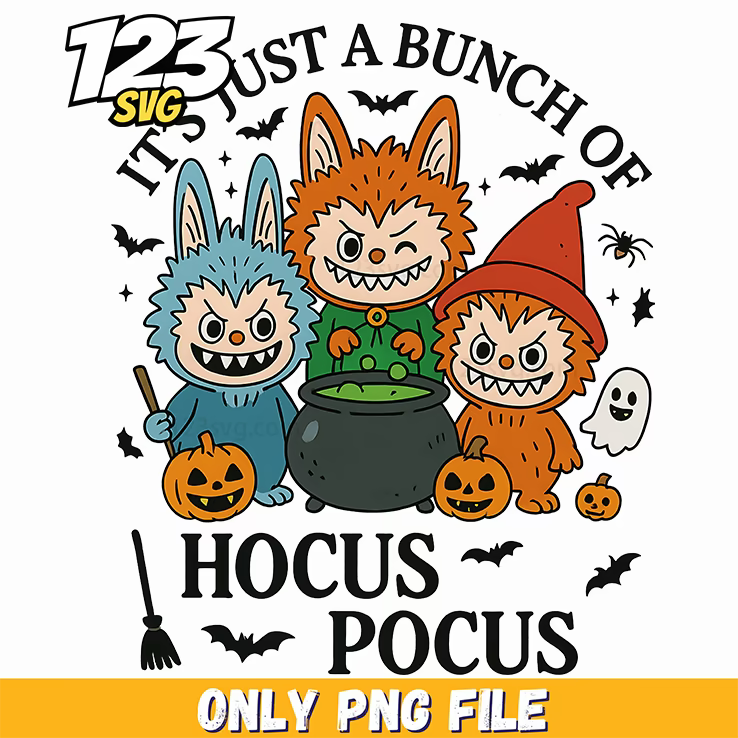 hocus pocus halloween labubu png, hocus pocus halloween decorations, hocus pocus halloween costumes - 123SVG Store
