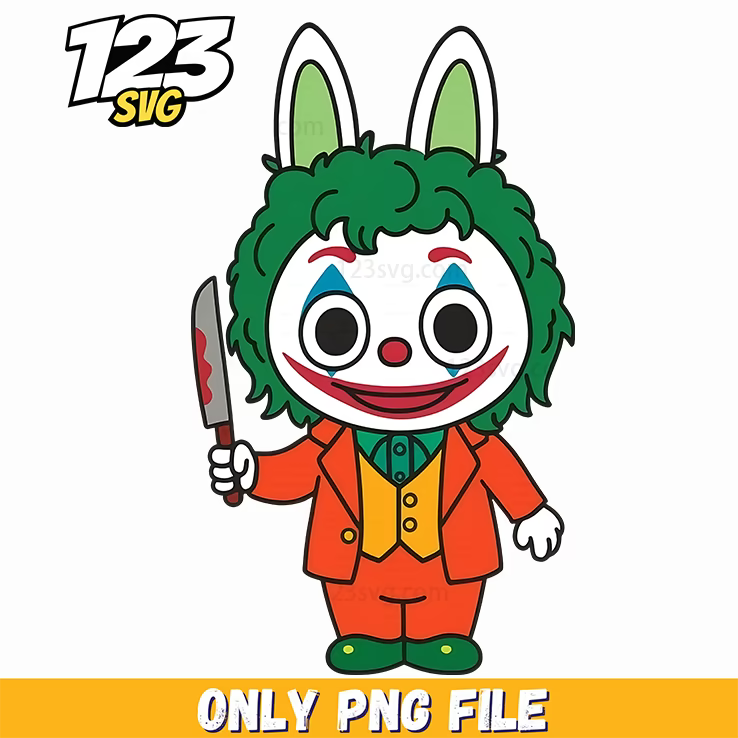 joker labubu png, labubu png, labubu png characters - 123SVG Store