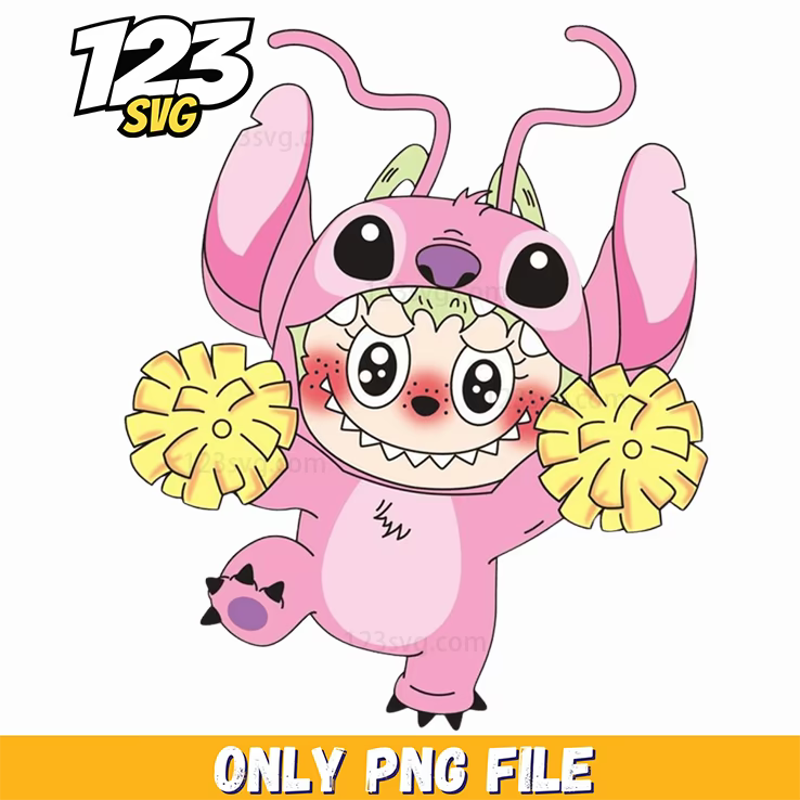 labubu cheerleader kawaii png, cute kawaii cheerleader png, kawaii cheerleader png clipart - 123SVG Store