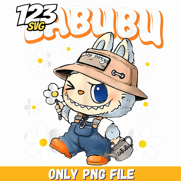 labubu farmer aesthetic png, rustic farm png, farm aesthetic png - 123SVG Store