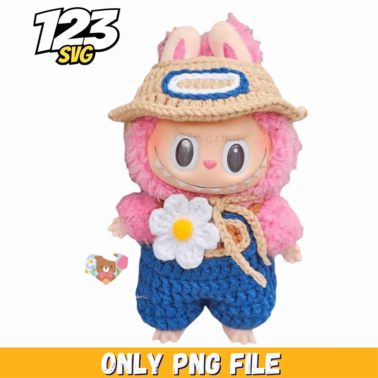 labubu flower farmer png, labubu flower farmer, flower farmer png - 123SVG Store