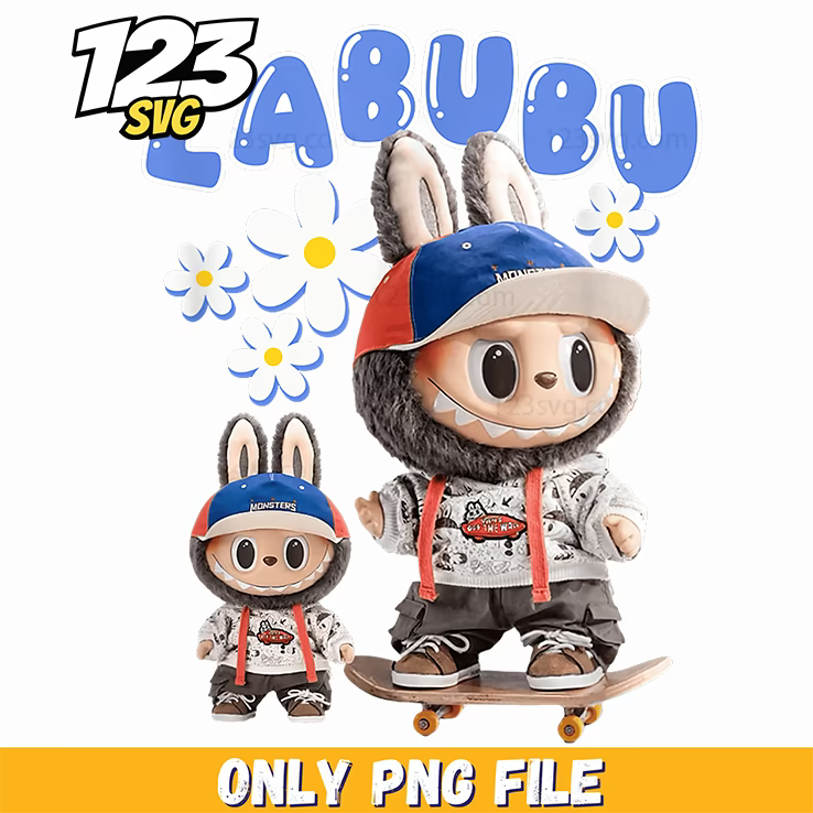 labubu plush doll png, labubu plush doll, labubu cute plush - 123SVG Store