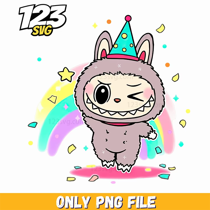 labubu rainbow png, cute labubu toys png, 5th grade labubu png - 123SVG Store