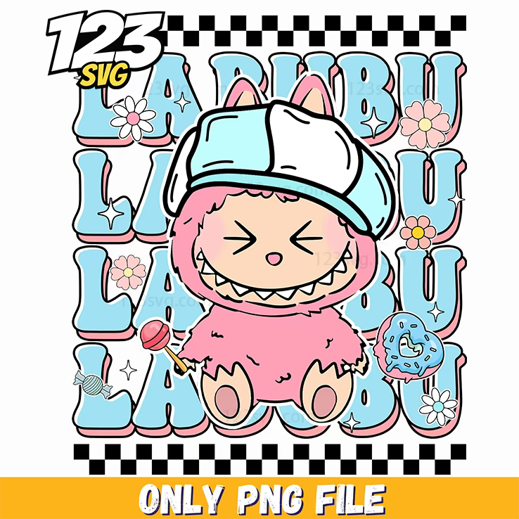 labubu sleepy pastel png, pastel sleepy girl png, sleepy pastel girl png - 123SVG Store