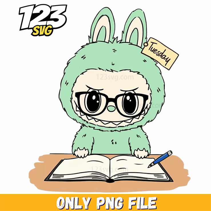 labubu study aesthetic png, labubu aesthetic png, study labubu aesthetic - 123SVG Store