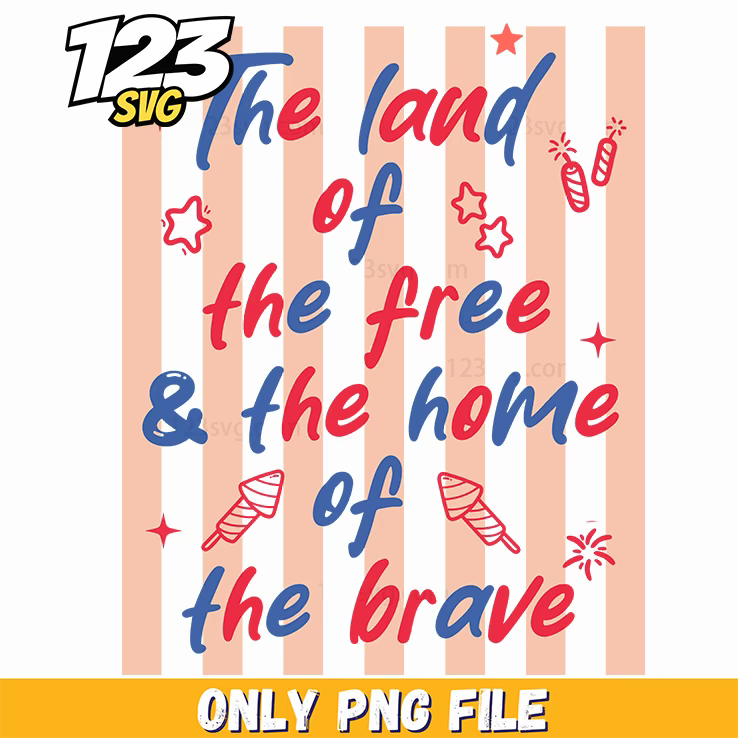 land of the free png 2, american independence png, land of the free - 123SVG Store