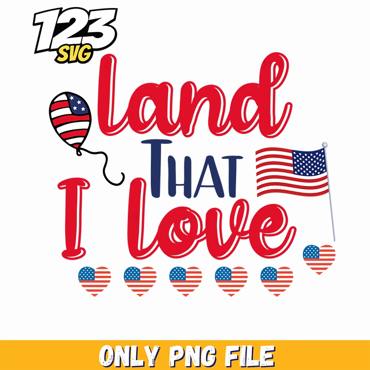 land that i love png, the land i love png, land of love png - 123SVG Store