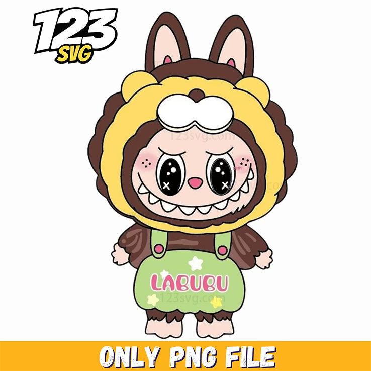 lion hoodie labubu png, labubu hoodies, labubu lion hoodie - 123SVG Store