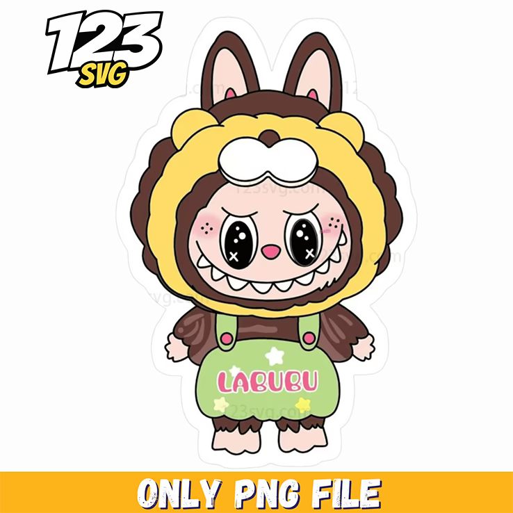 lion labubu png, labubu png download, labubu png transparent - 123SVG Store