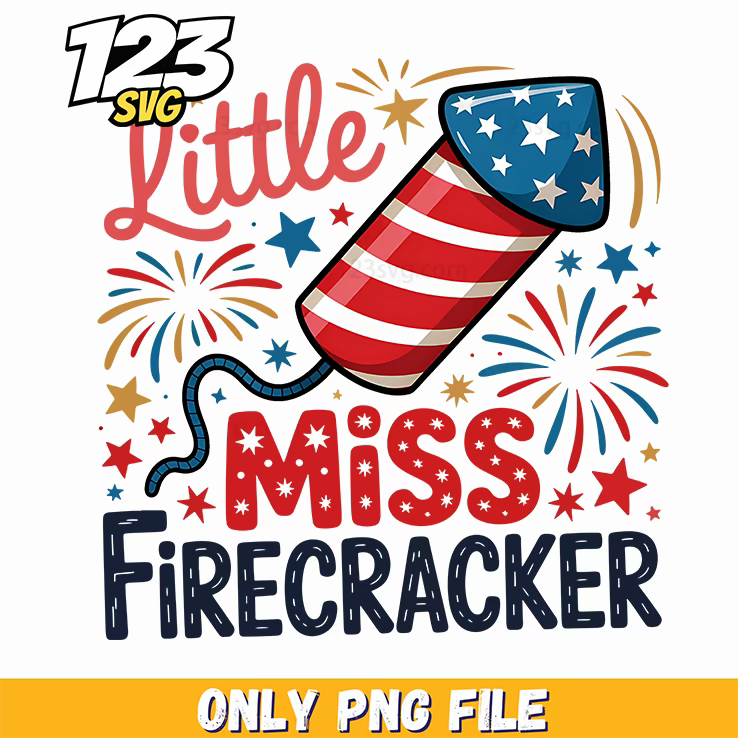 little miss firecracker patriotic rocket png, kpop cartoon png, kpop demon hunters png - 123SVG Store