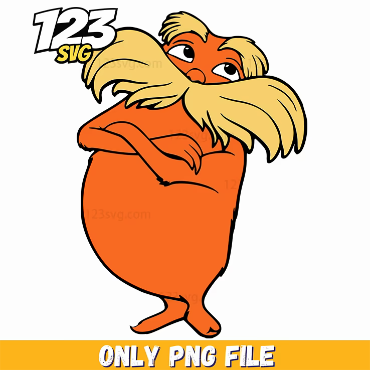 lorax character classic dr seuss png, classic dr seuss png, classic dr seuss character png - 123SVG Store