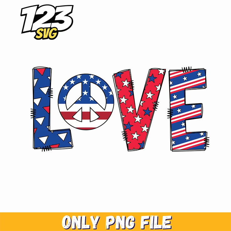 love peace sign flag pattern png, love peace sign flag pattern, peace love stitch png file - 123SVG Store