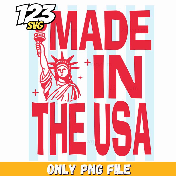 made in the usa png, american independence png, 250 years freedom png - 123SVG Store