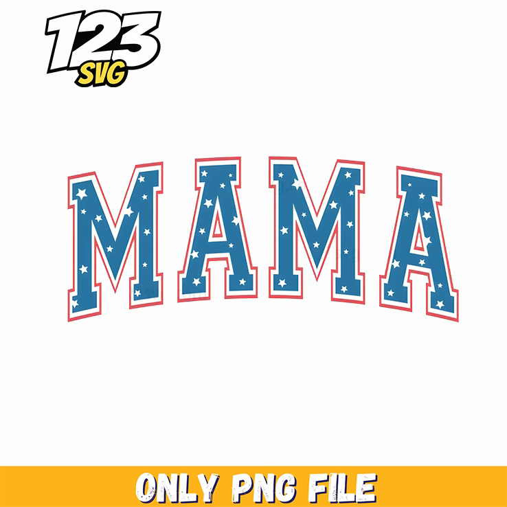 mama starry block pattern arched png, mama neon png, spooky autumn png - 123SVG Store