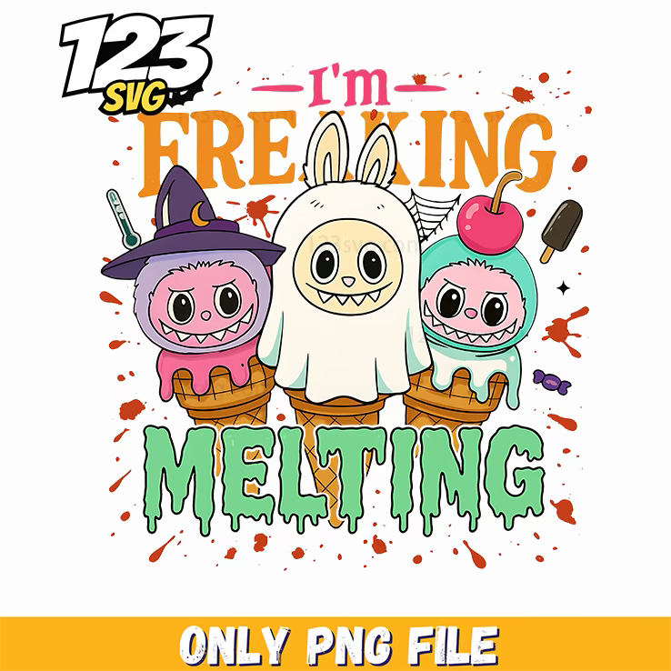 melting halloween spooky png, halloween spooky png, scary melting halloween png - 123SVG Store