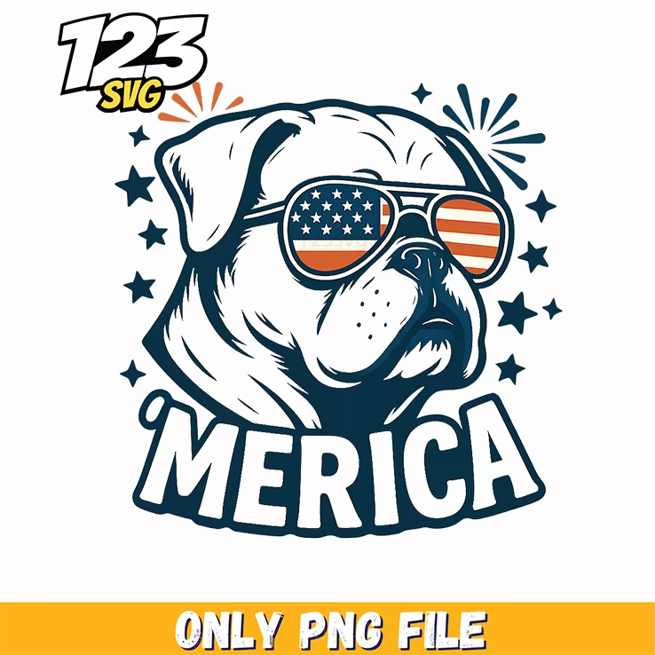 merica dog png, 4th of July America Goofy dog png, 4th of July America Goofy dog - 123SVG Store