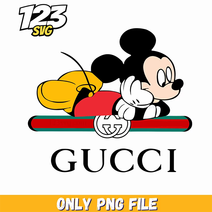 mickey gucci logo png, mickey mouse gucci, kpop bands gucci logo - 123SVG Store