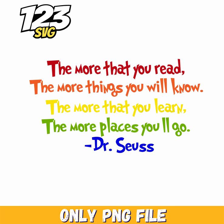 more you learn places go png, the places you'll go, come on let's go - 123SVG Store