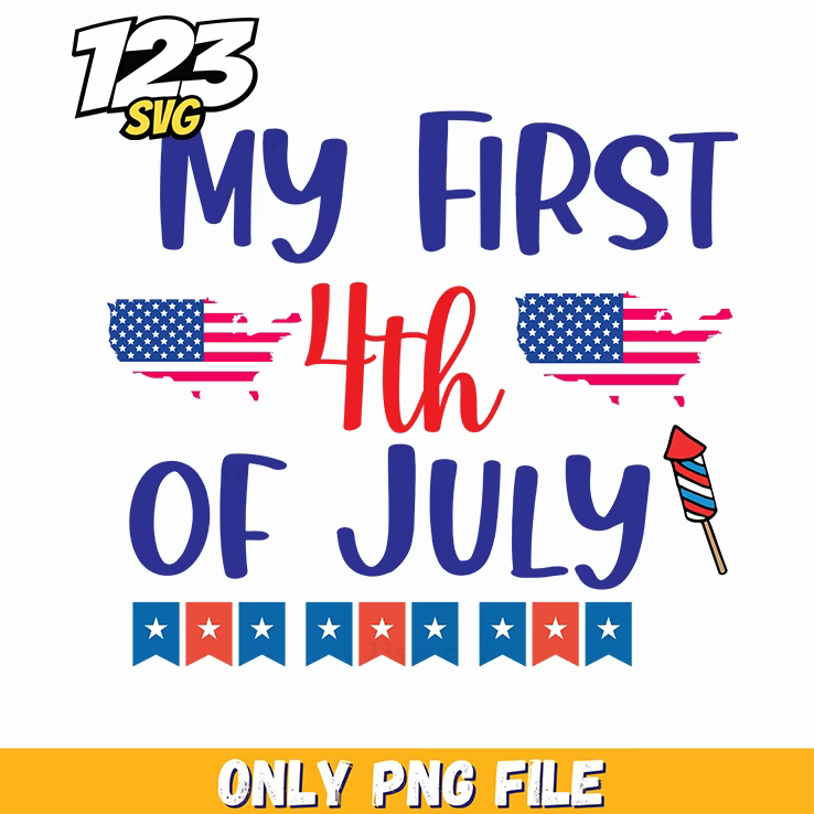 my first 4th of july us maps rocket bunting png, fourth of july us map, 4th of july us maps rocket bunting - 123SVG Store