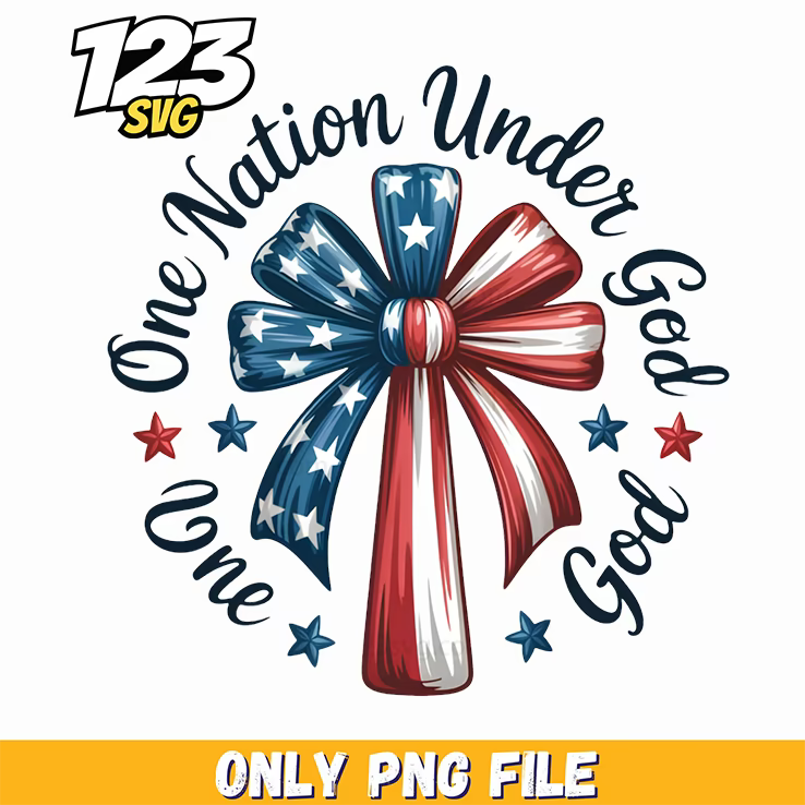 national under god ribbon bow png, christmas tree bow png, pencil bow png - 123SVG Store