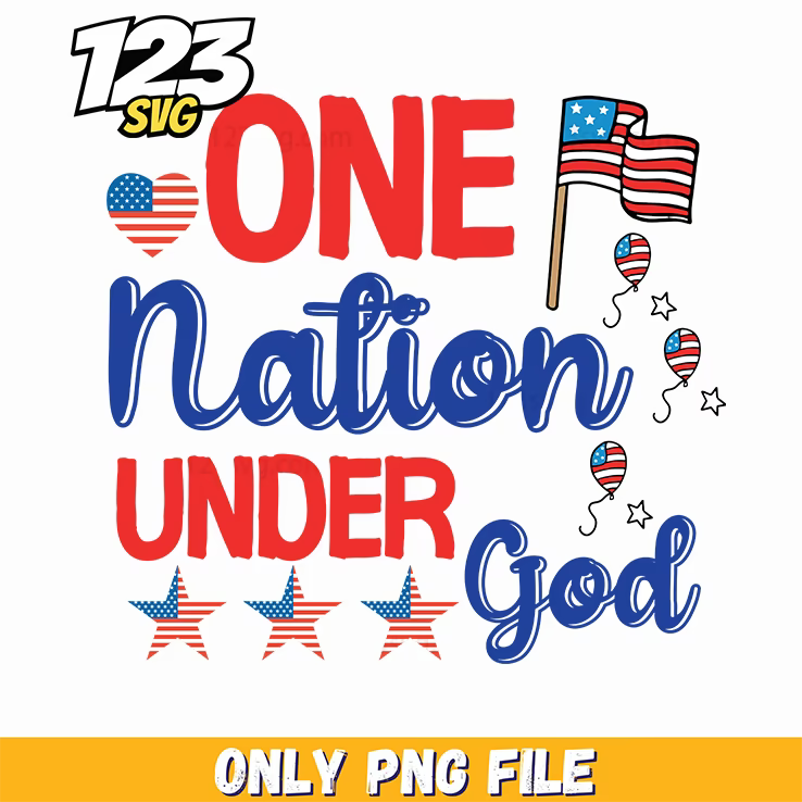 one nation under god hearts flags little boys stars png, little boys with heart flags, little boys holding flags - 123SVG Store