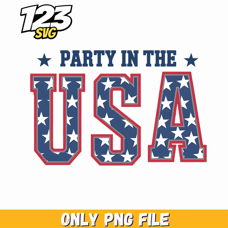 party in the usa png 3, party in the usa, party in the usa design - 123SVG Store