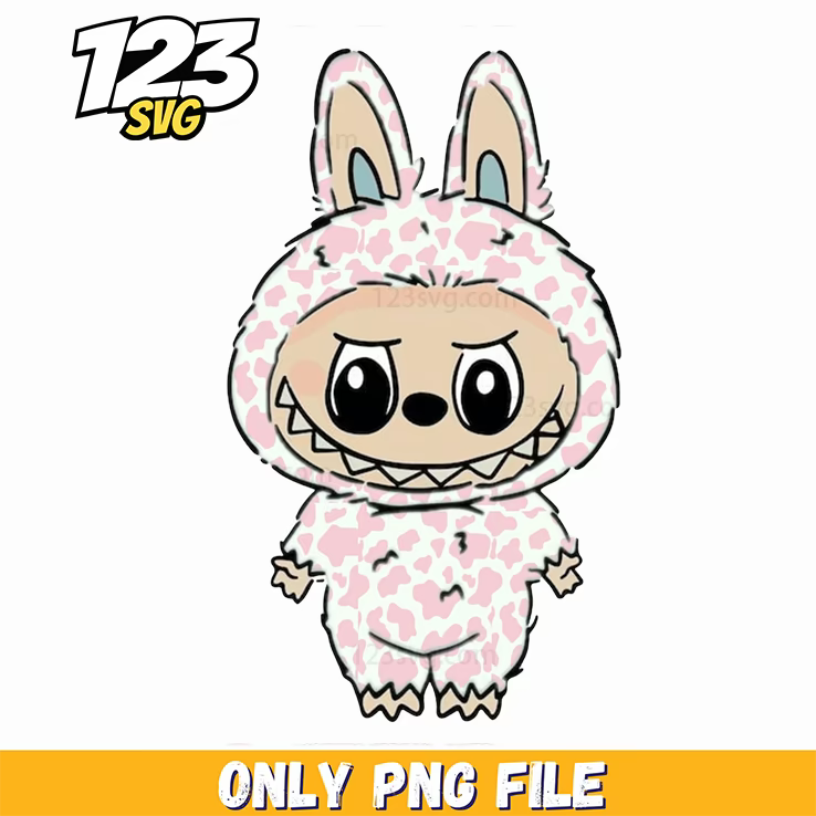 pastel bunny labubu png, adorable labubu pastel bunny, pink labubu bunny pastel cute - 123SVG Store
