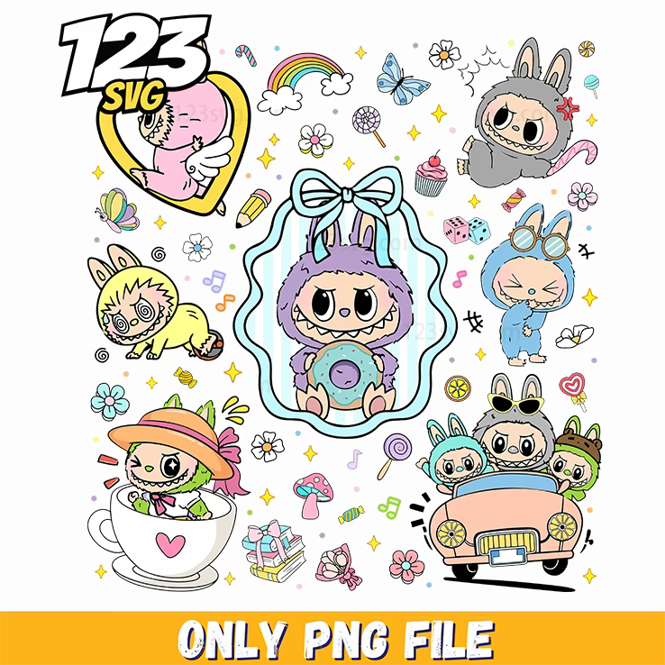 pastel spooky kawaii collage png, spooky kawaii png, kawaii collage art - 123SVG Store