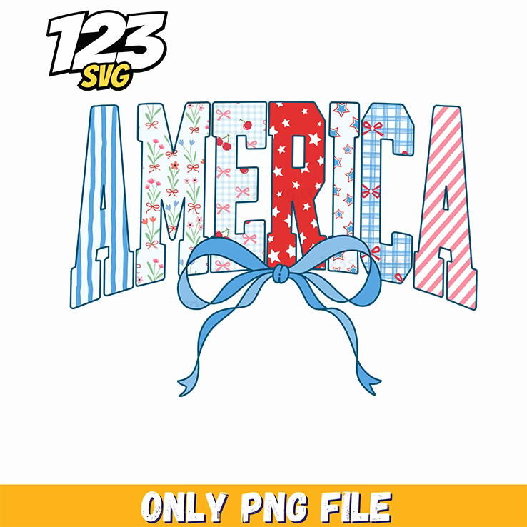 patriotic bow tie png, american bow tie png, formal patriotic png - 123SVG Store