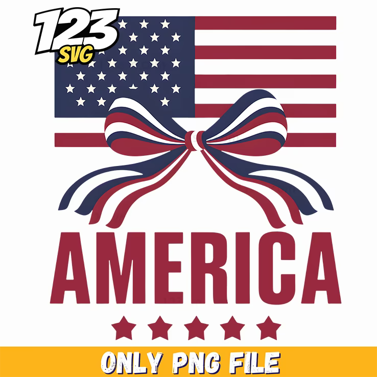 patriotic flag bow png, patriotic bow tie png, usa cherry bow tie png - 123SVG Store
