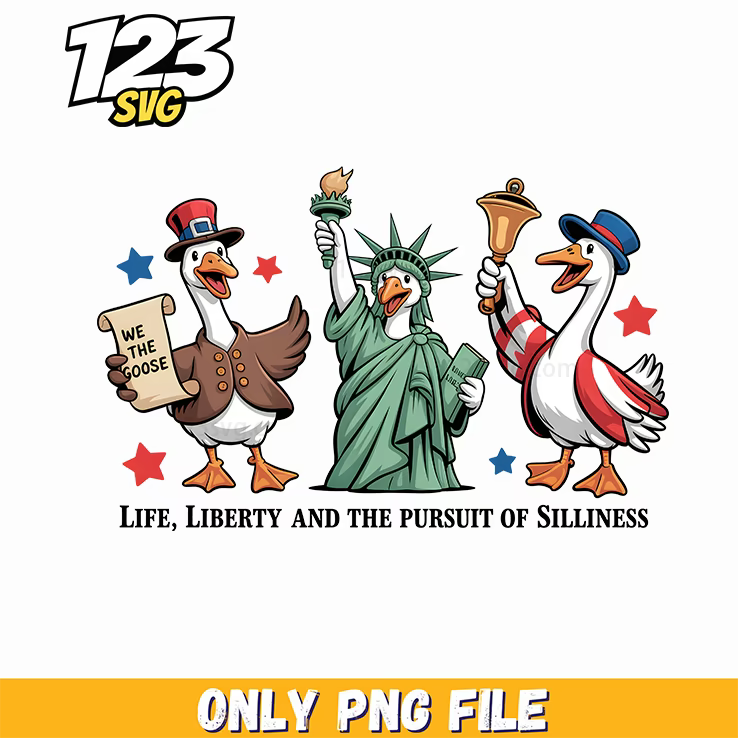 patriotic goose clipart png, patriotic clipart png, patriotic goose clipart - 123SVG Store