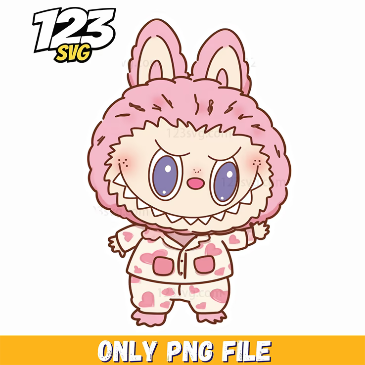 pink plaid labubu png, labubu labubu png download, labubu plaid png - 123SVG Store