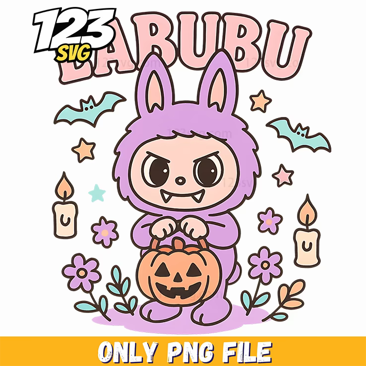 purple halloween bunny png, halloween bunny png, bunny halloween png clipart - 123SVG Store