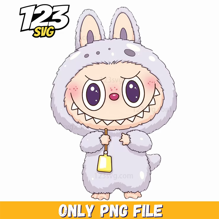 purple plush labubu png, labubu plush toys, labubu collectible plush - 123SVG Store