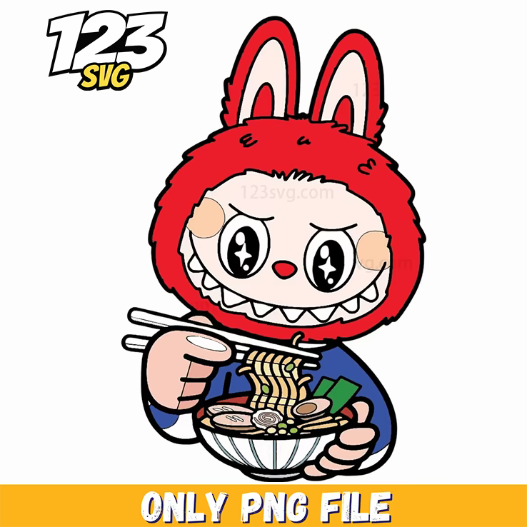 ramen noodle labubu png, tonkotsu ramen recipes, labubu instant ramen - 123SVG Store